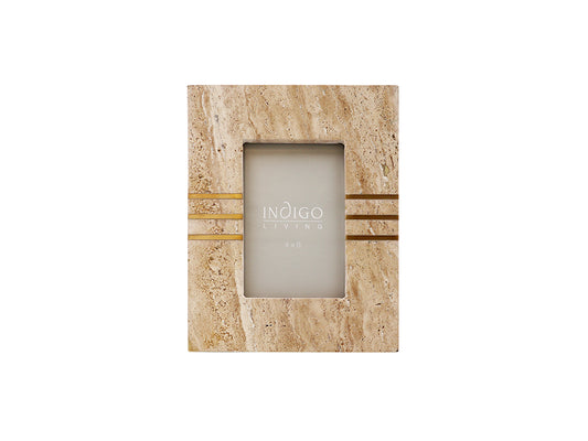 Travertine Picture Frame, 4x6