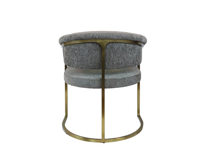 Sierra Chair, Brushed Gold & Mocha