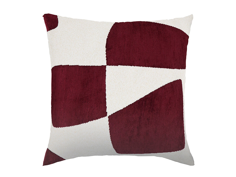 Patches Cushion Cover, Joy Red 50x50