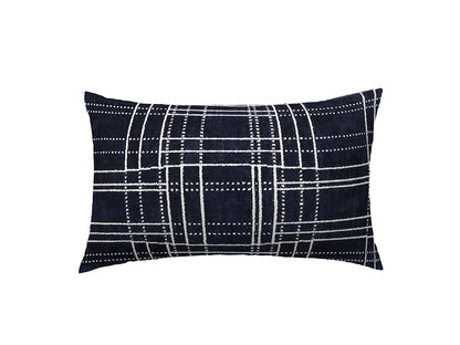 Dotter Cushion Cover, Prussian 50x30