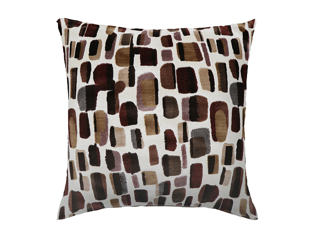 Gems Velvet Cushion Cover, Brown 50x50