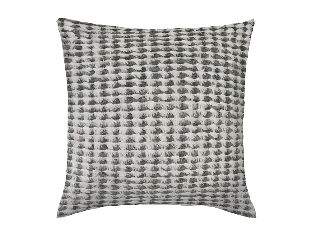 Luxe Fluffy Cushion Cover, Cloud Grey 50x50