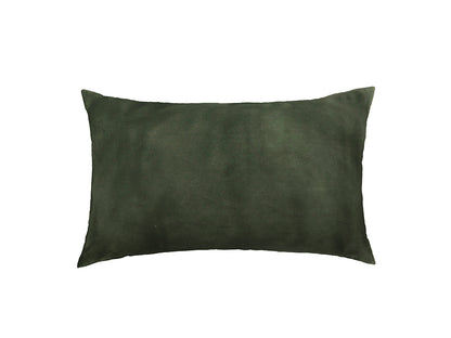 Luxe Fluffy Cushion Cover, Forest Green 50x30