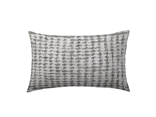 Luxe Fluffy Cushion Cover, Cloud Grey 50x30