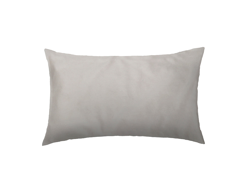 Luxe Fluffy Cushion Cover, Cloud Grey 50x30