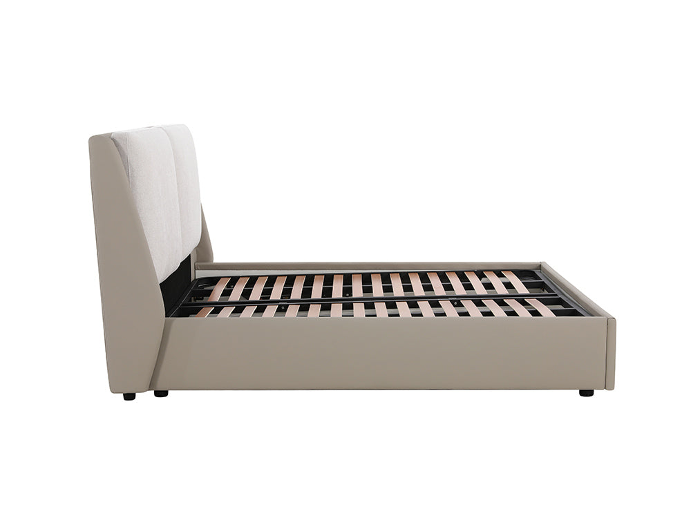 Bryson 2-Tone Bed with Storage, Cloud Grey