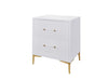 Ariel 2 Drawer Bedside Table Small