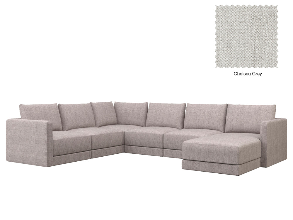 Basel U Shape Chaise Sofa