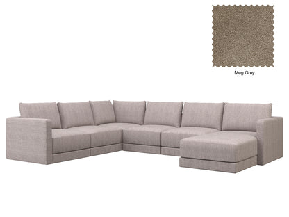 Basel 5 Seat L Shape Sofa