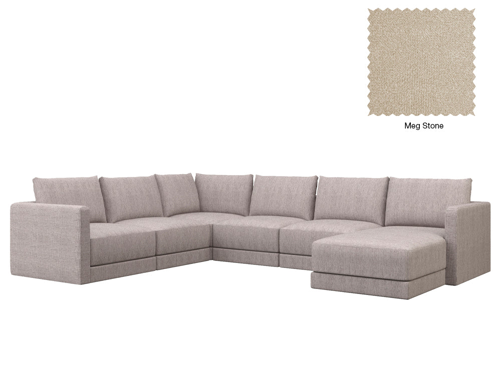 Basel U Shape Chaise Sofa