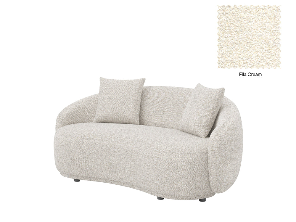 Dawn 3 Seater Curved Sofa