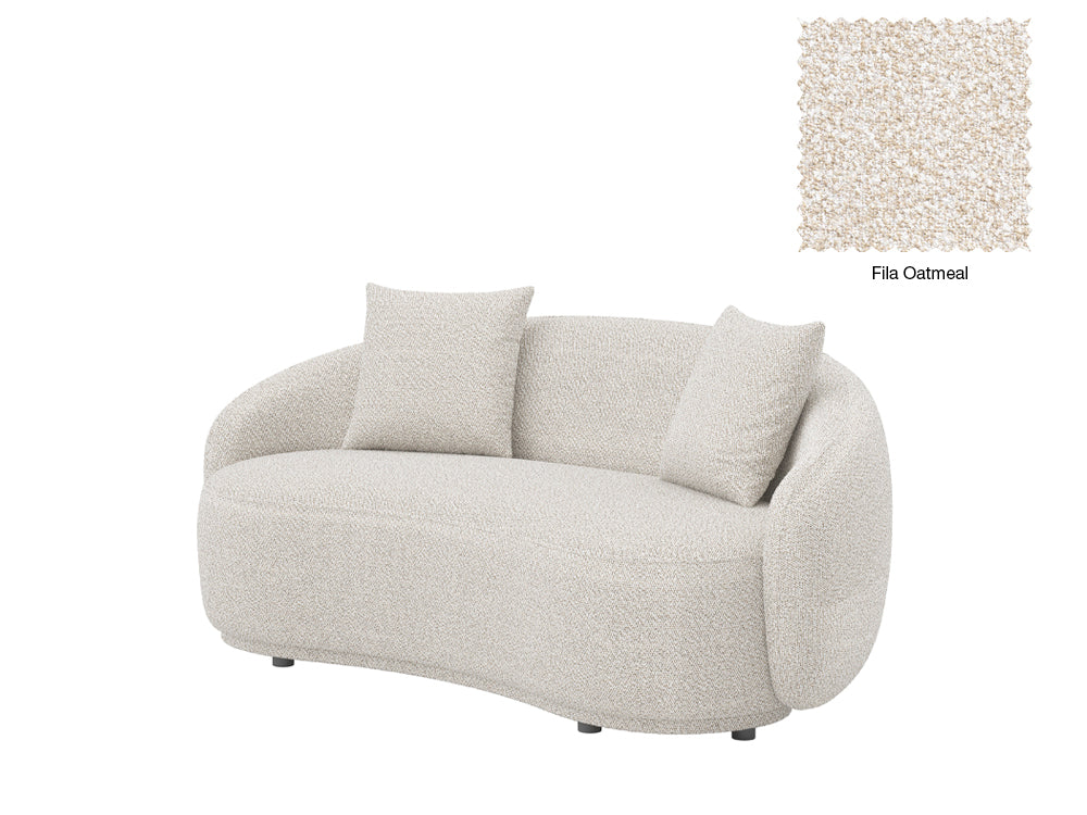 Dawn 3 Seater Curved Sofa