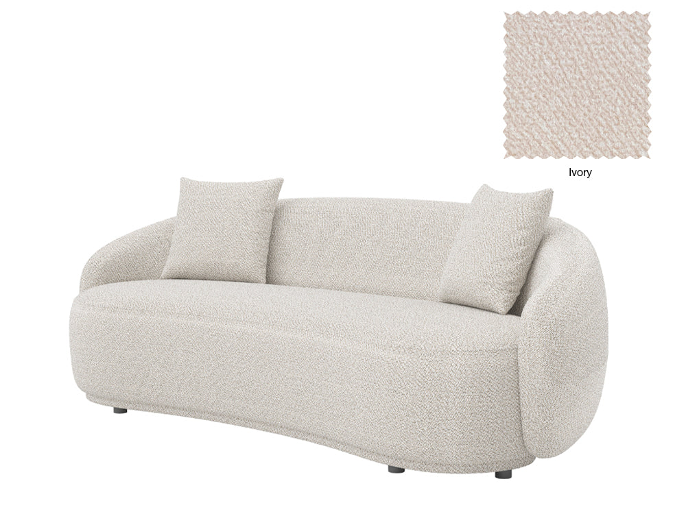 Dawn 4 Seater Curved Sofa