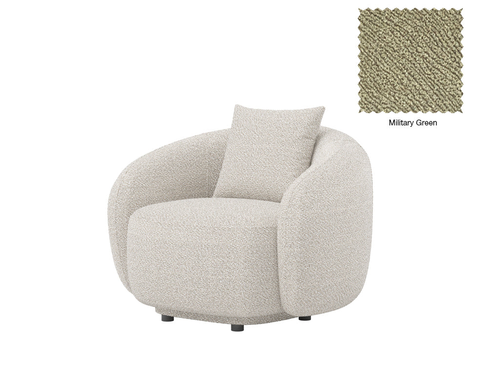 Dawn Curved Armchair