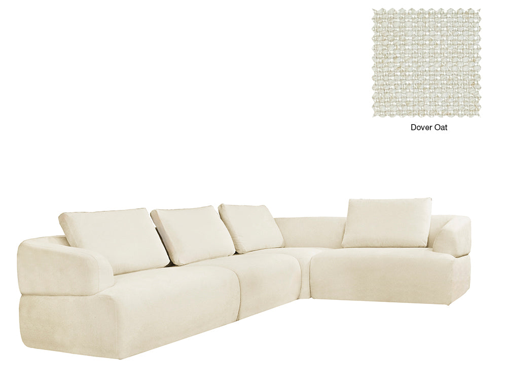 Delvis 4 Seat L Shape Sofa