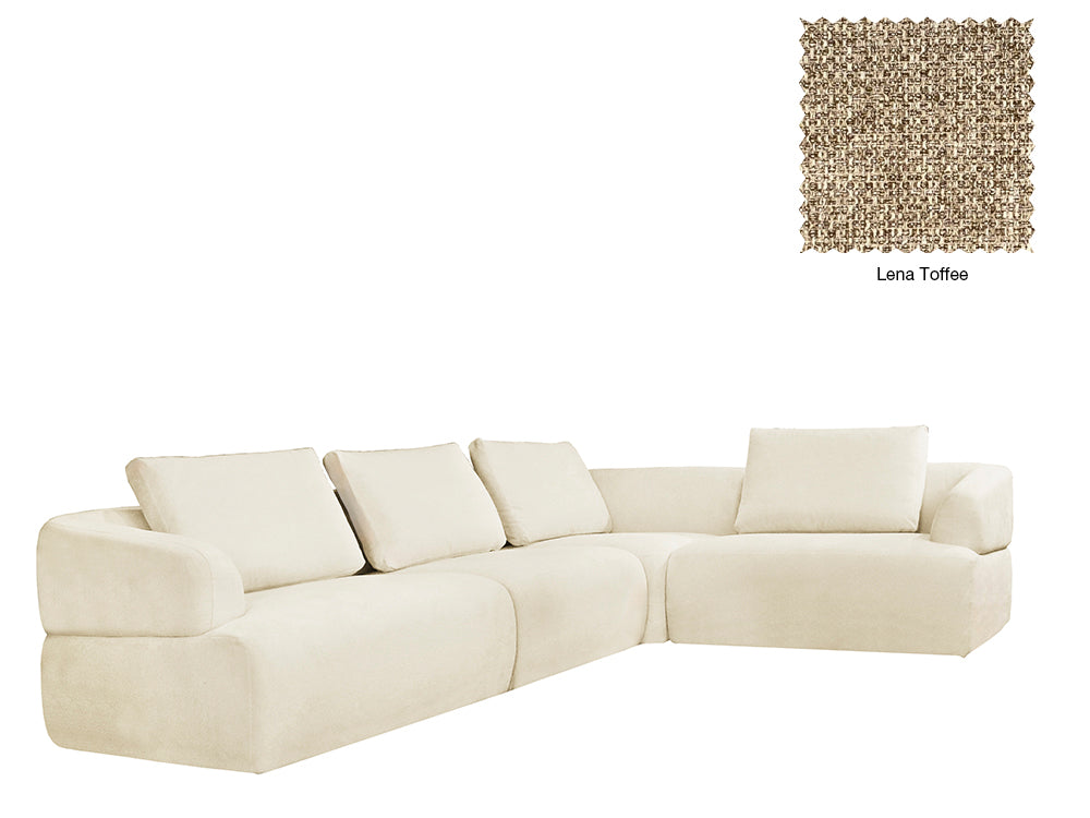 Delvis 4 Seat L Shape Sofa
