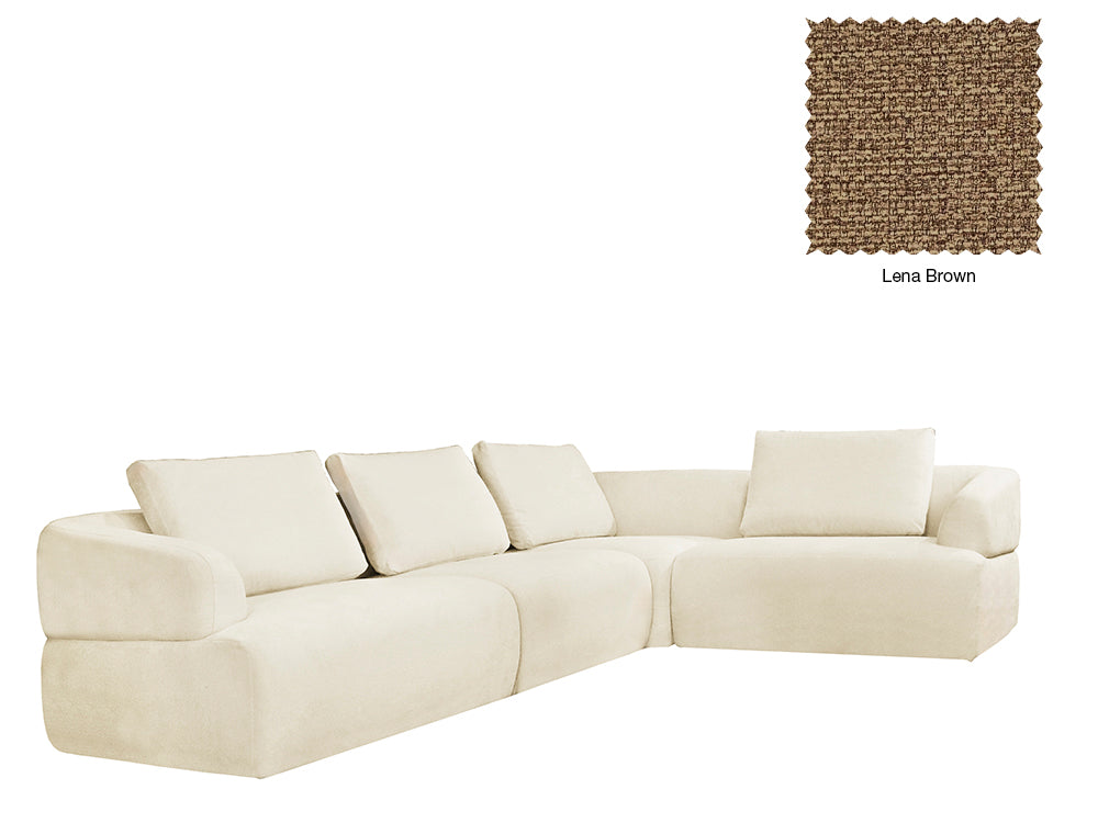 Delvis 4 Seat L Shape Sofa