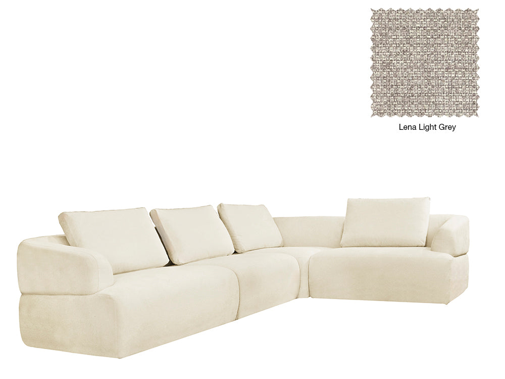 Delvis 4 Seat L Shape Sofa