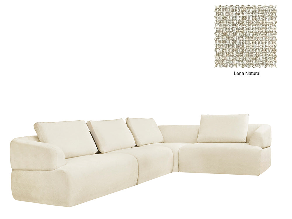 Delvis 4 Seat L Shape Sofa