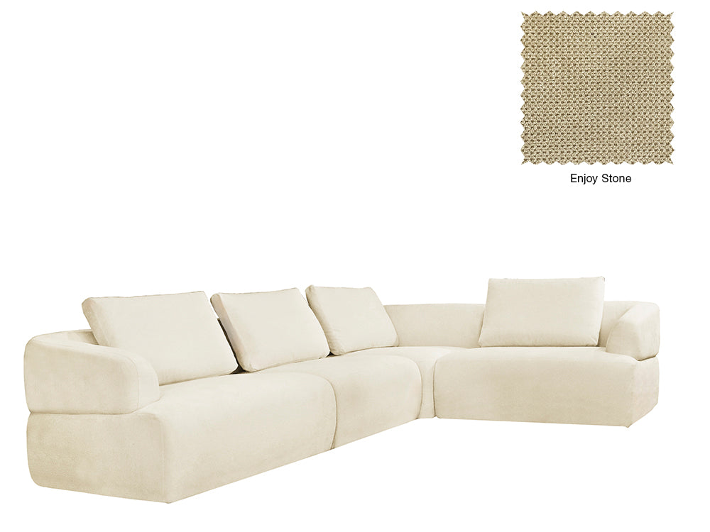 Delvis 4 Seat L Shape Sofa