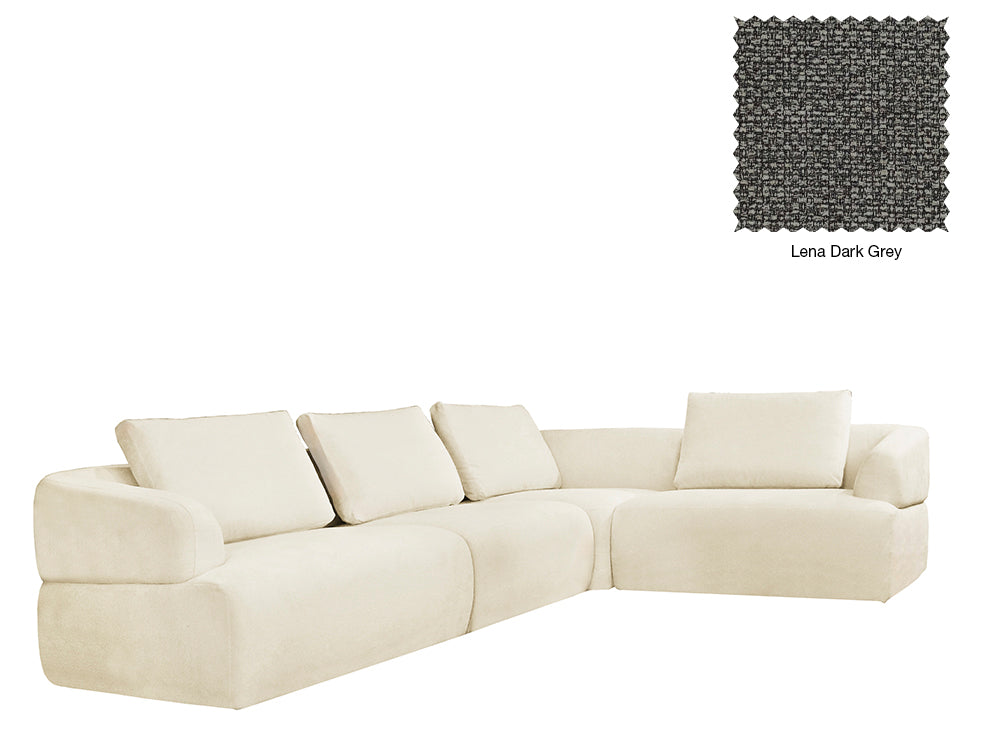 Delvis 4 Seat L Shape Sofa