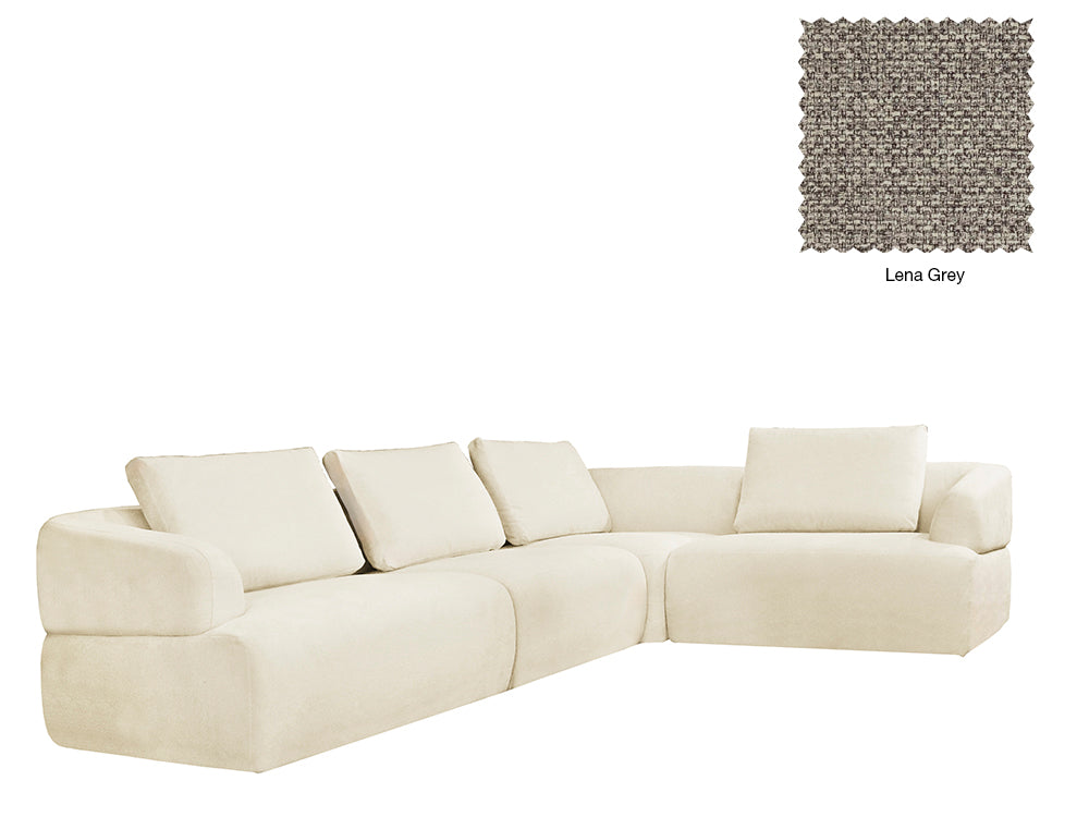 Delvis 4 Seat L Shape Sofa