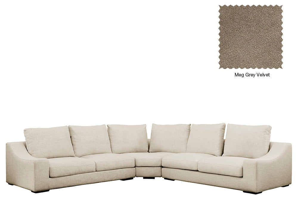 Genoa 5 Seat L Shape Sofa
