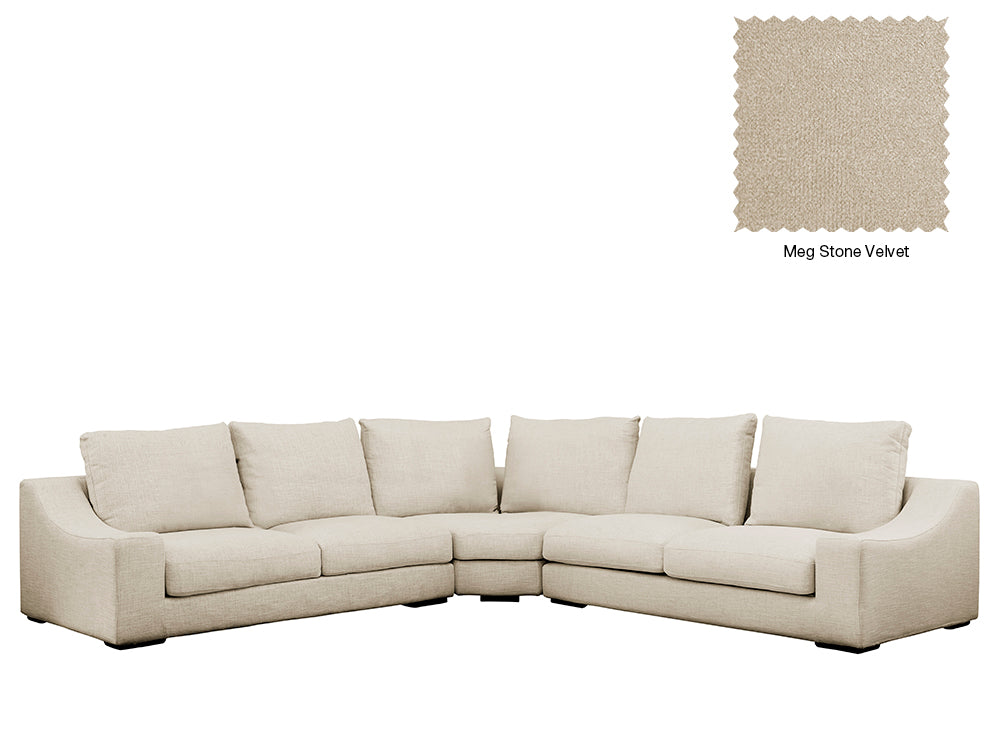 Genoa 5 Seat L Shape Sofa
