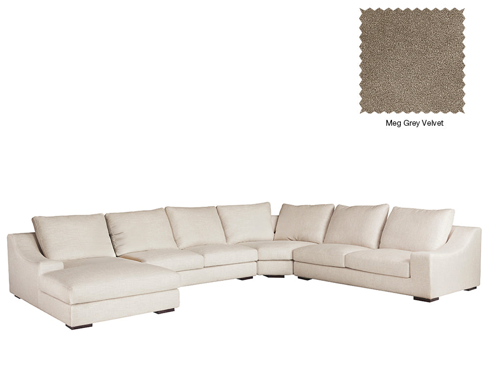 Genoa U Shape with Left Chaise Sofa