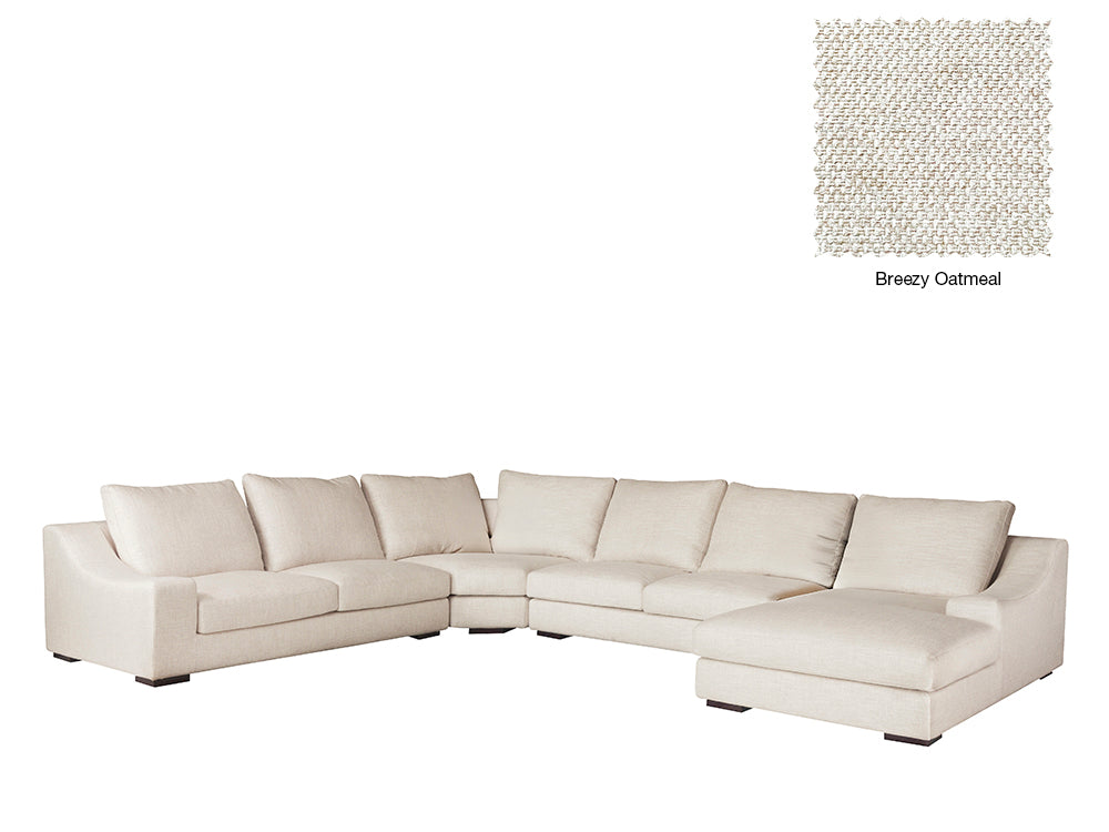Genoa U Shape with Right Chaise Sofa