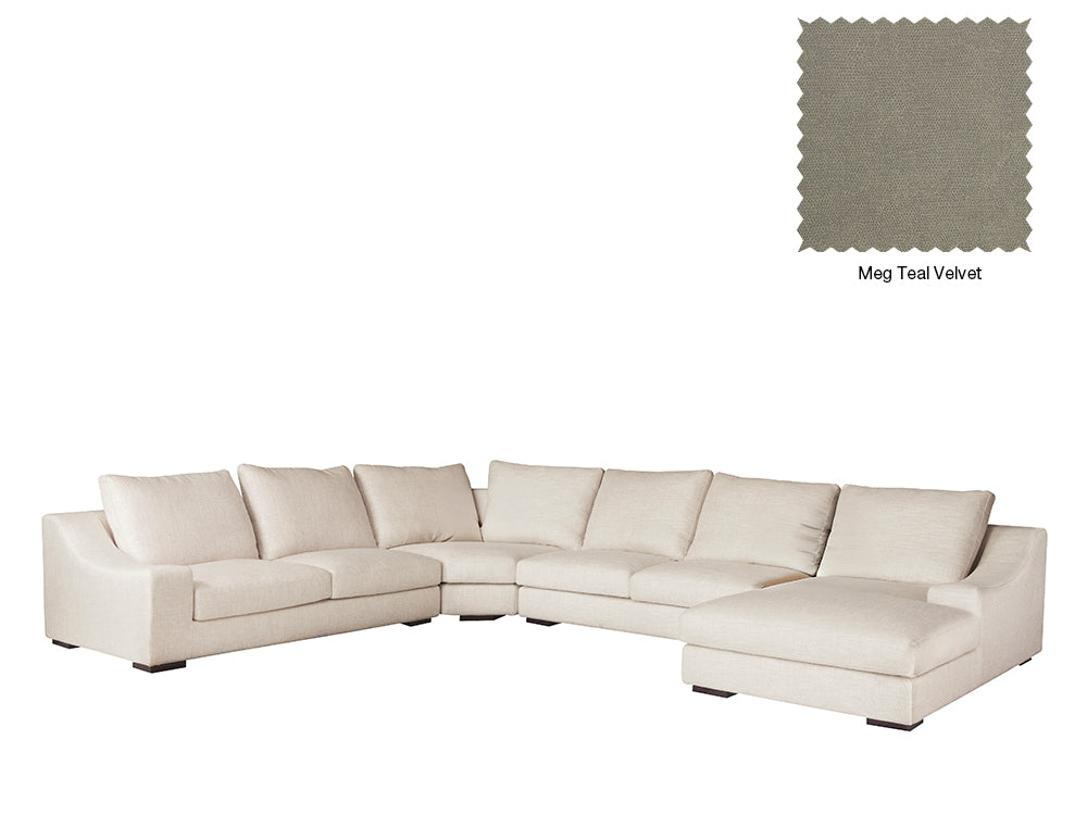 Genoa U Shape with Right Chaise Sofa