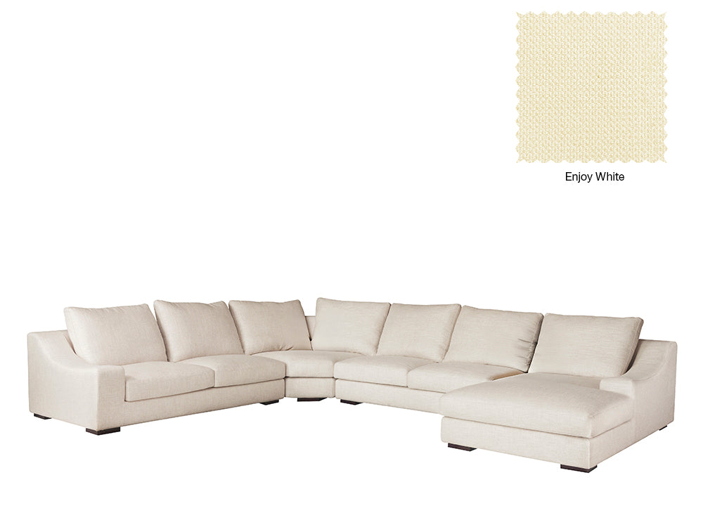 Genoa U Shape with Right Chaise Sofa
