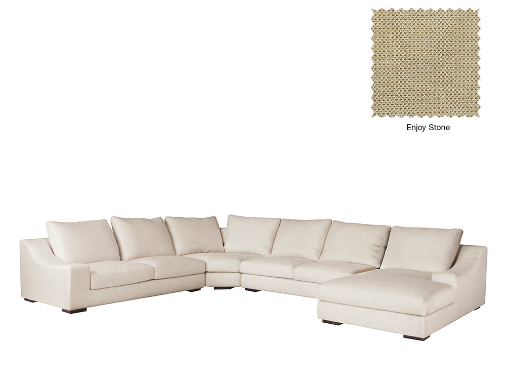 Genoa U Shape with Right Chaise Sofa
