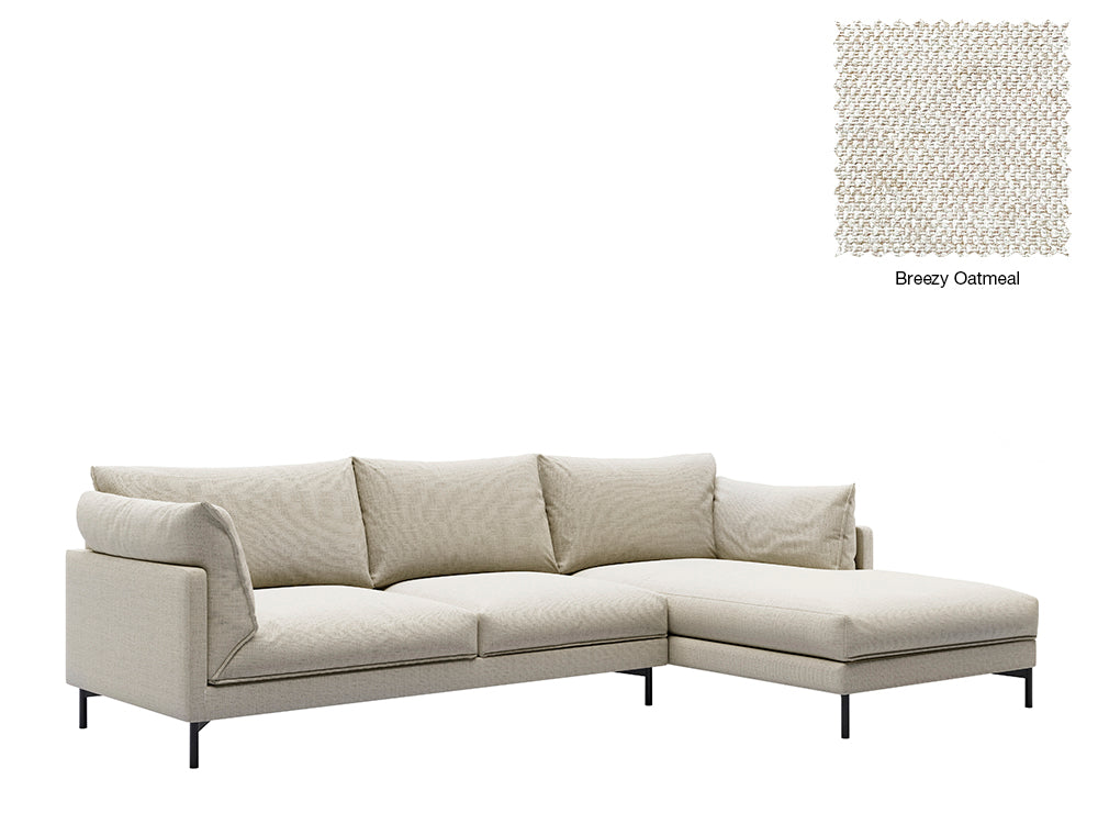 Julian 4 Seat With Chaise Sofa