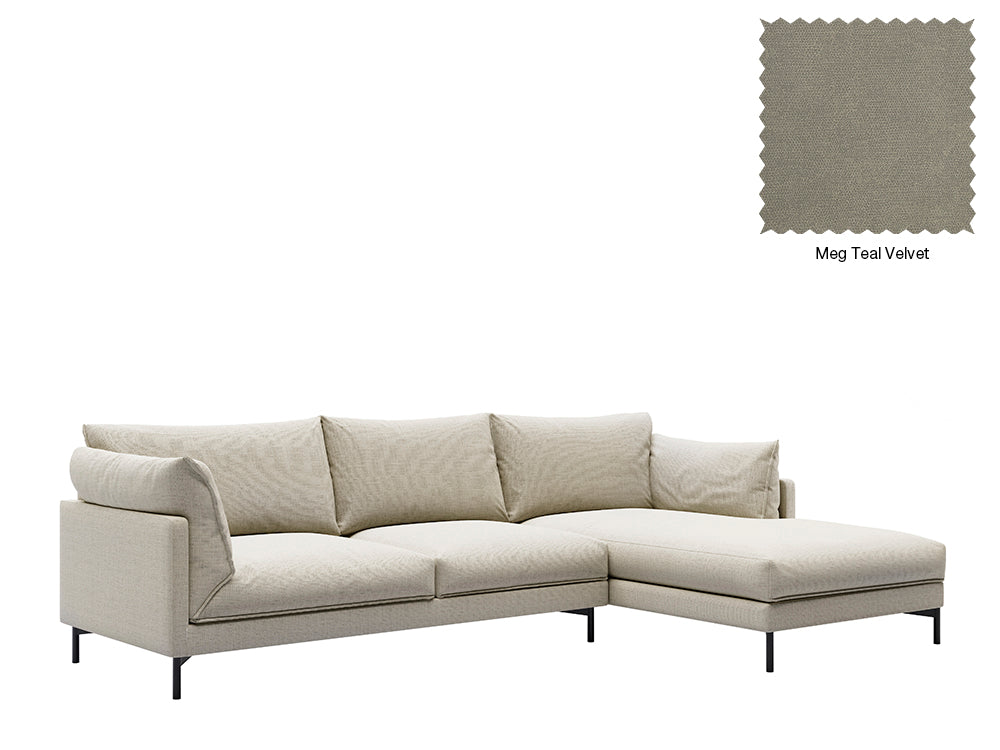 Julian 4 Seat With Chaise Sofa