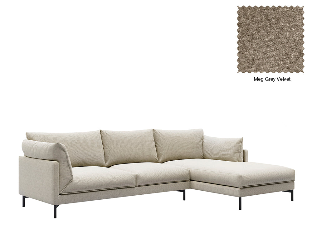 Julian 4 Seat With Chaise Sofa