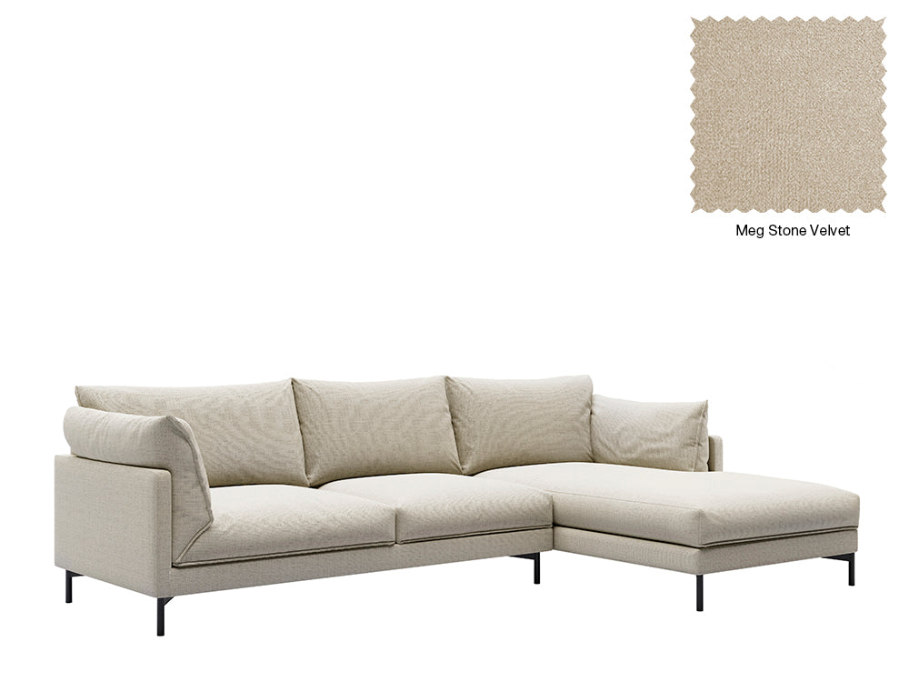 Julian 4 Seat With Chaise Sofa
