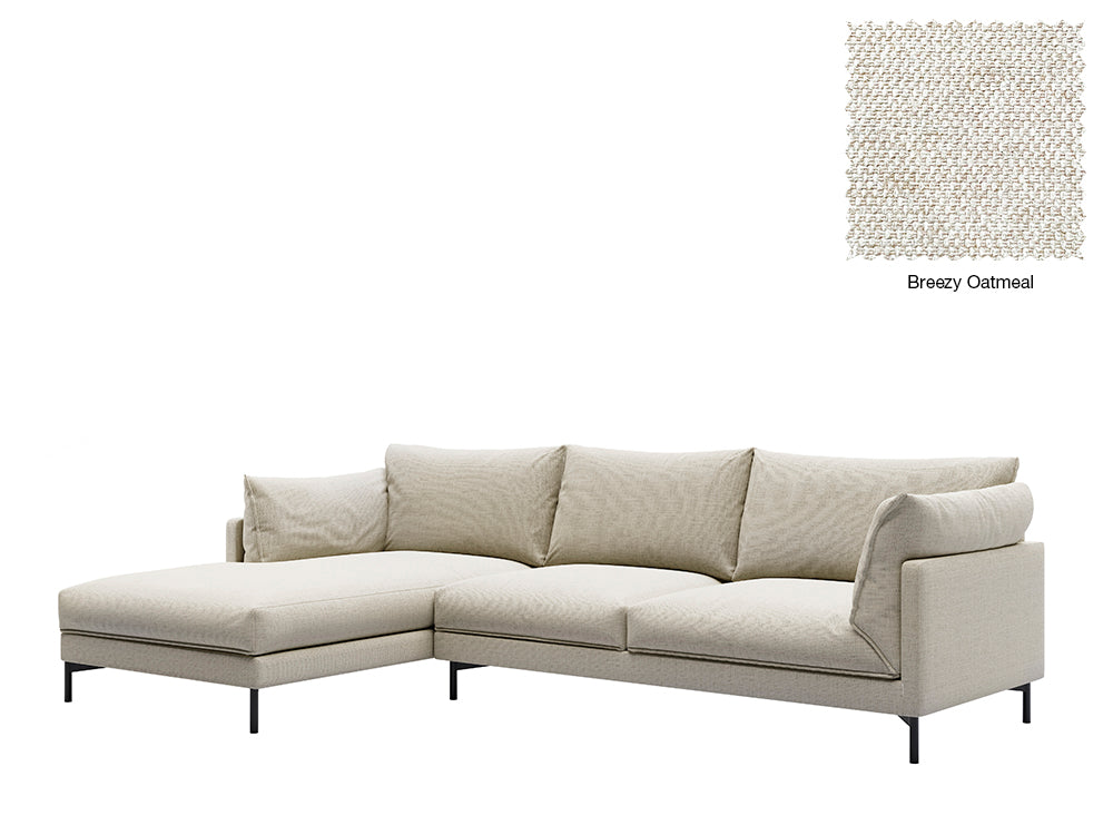 Julian 4 Seat With Chaise Sofa