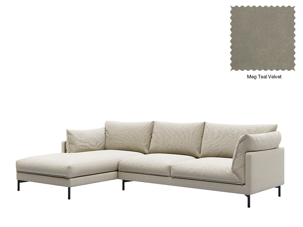 Julian 4 Seat With Chaise Sofa