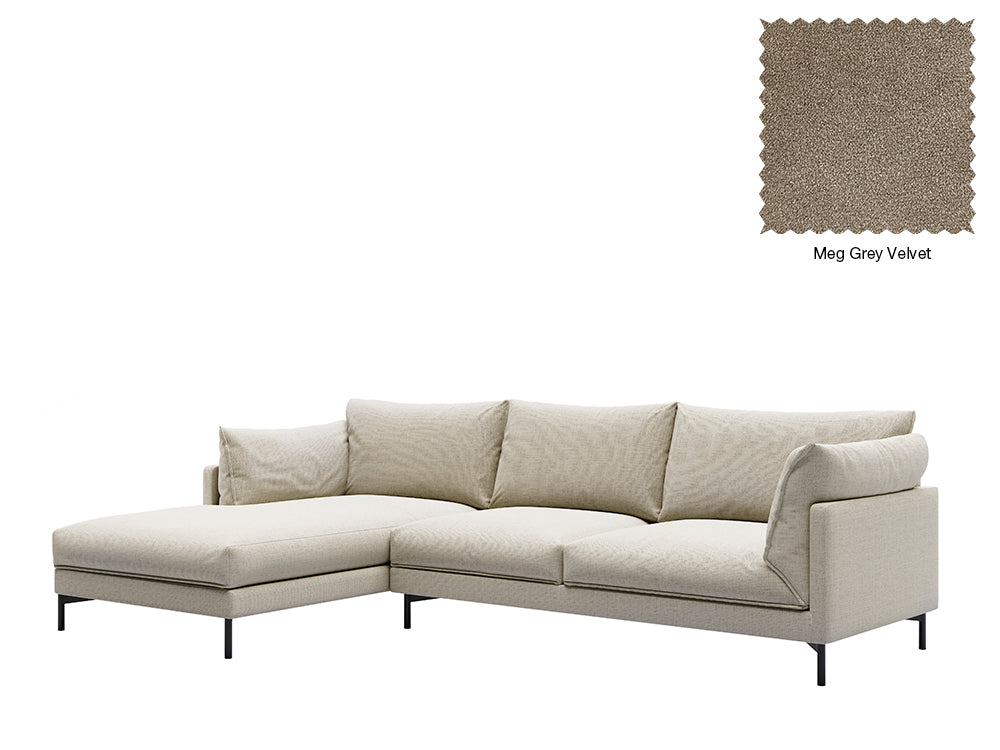 Julian 4 Seat With Chaise Sofa