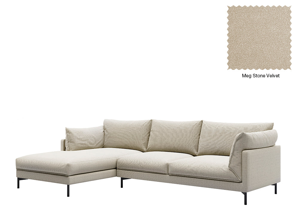 Julian 4 Seat With Chaise Sofa