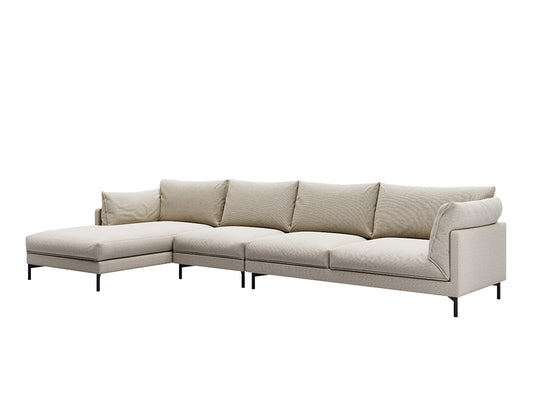 Julian 5 Seat With Chaise Sofa