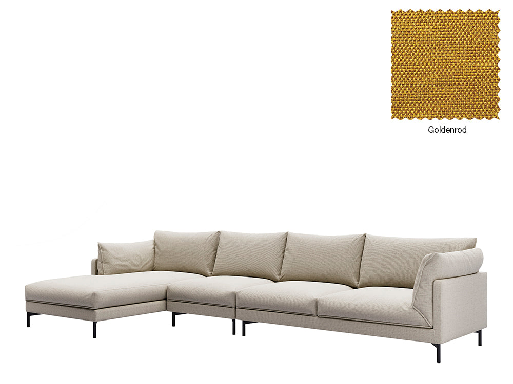 Julian 5 Seat With Chaise Sofa