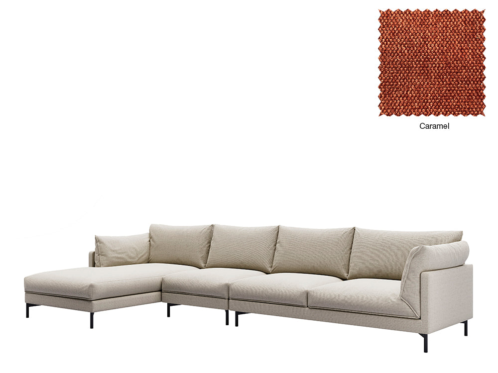 Julian 5 Seat With Chaise Sofa