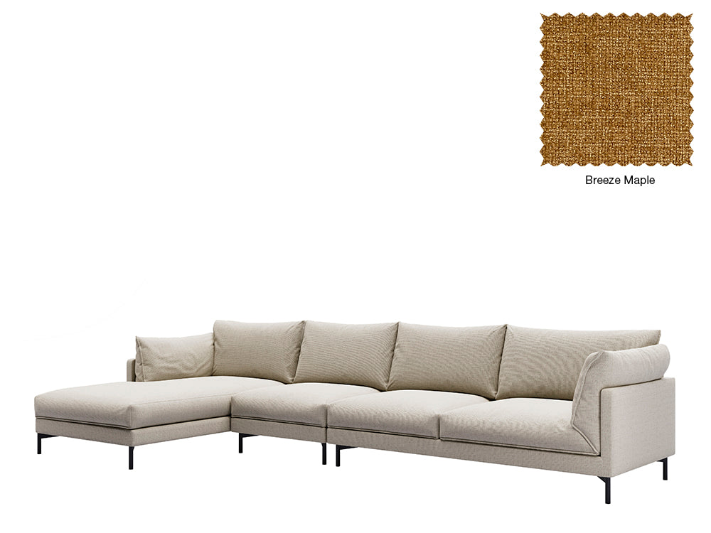 Julian 5 Seat With Chaise Sofa