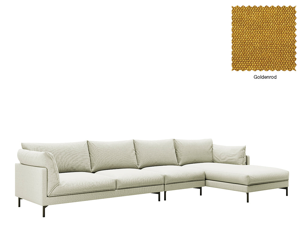 Julian 5 Seat With Chaise Sofa