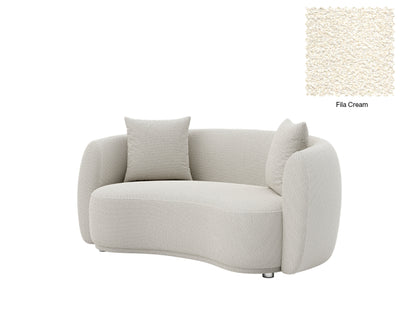 Lilly 2 Seater Curved Sofa