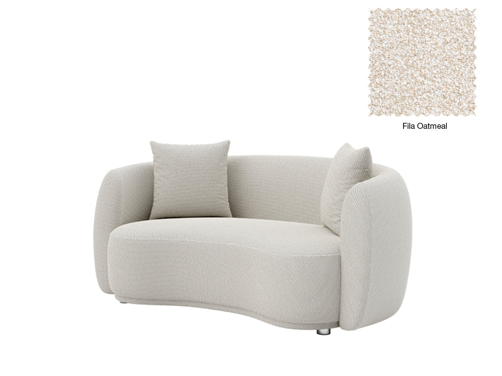 Lilly 2 Seater Curved Sofa