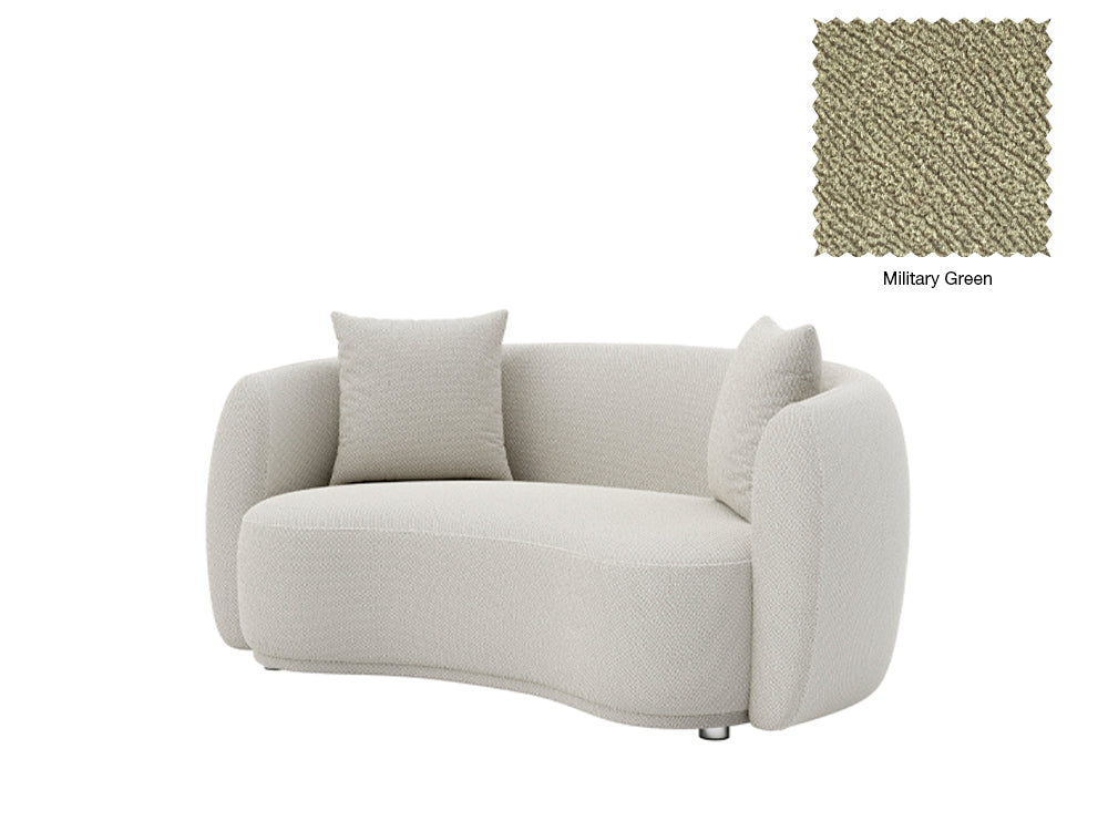 Lilly 2 Seater Curved Sofa