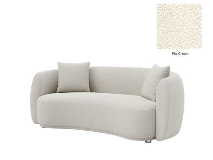 Lilly 3 Seater Curved Sofa